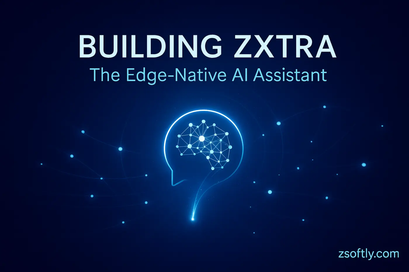 zxtra AI assistant chat interface on ZSoftly website