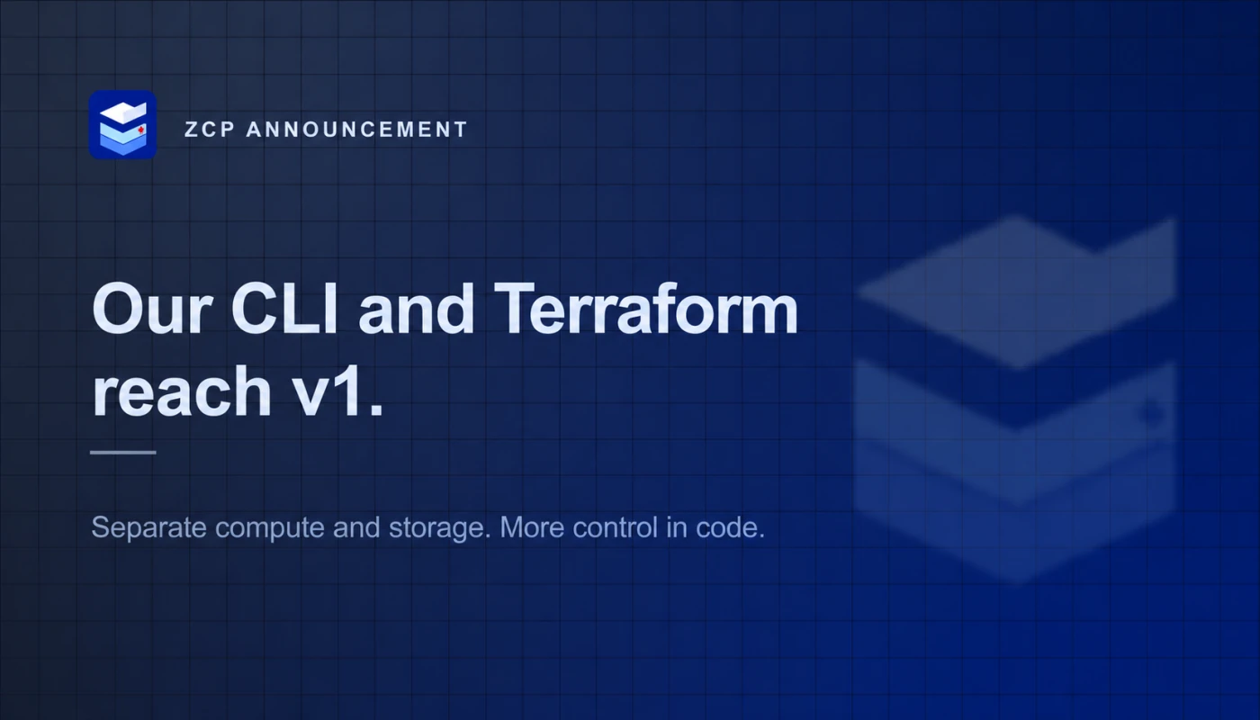 Our CLI and Terraform provider reach v1